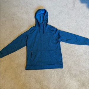 Nike Blue and Black Therma-Fit hoodie in Size Men’s M